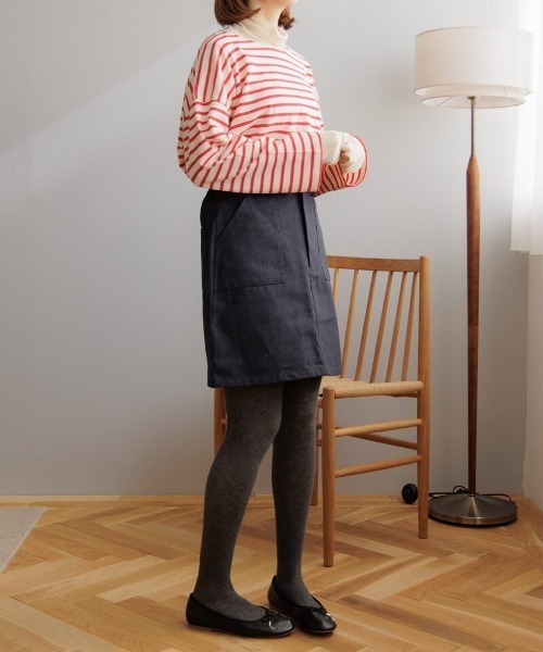 flower(フラワー)の「レインボーボーダートップ2(Tシャツ/カットソー・レディース・イエロー/レッド/グリーン/ピンク・FREE)」の15枚目の写真