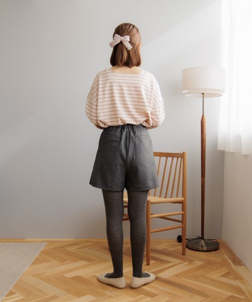 flower(フラワー)の「レインボーボーダートップ2(Tシャツ/カットソー・レディース・イエロー/レッド/グリーン/ピンク・FREE)」の9枚目の写真