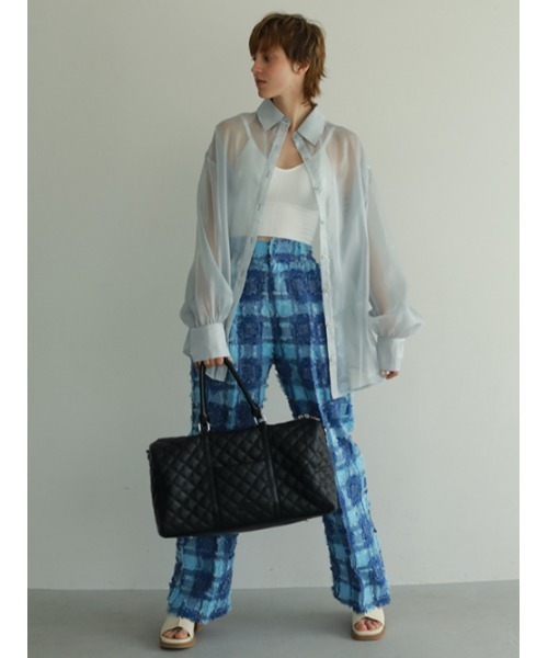 AMAL Quilting boston bag ブラック AMAL Quilting boston bag ブラック