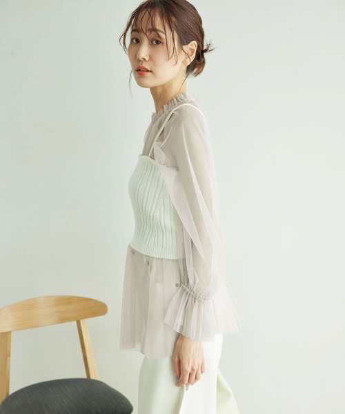 セール】チュールトップス（シャツ/ブラウス）｜ROPE' PICNIC（ロペ