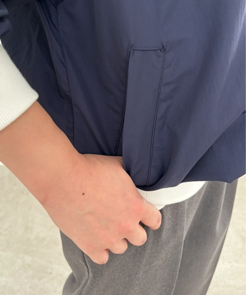 EPIMI E'PIMMY（エピミエピミー）の「ナイロントラックジャケット（その他アウター・レディース・オフホワイト/ネイビー・MEDIUM）」の4枚目の写真