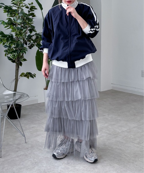 EPIMI E'PIMMY（エピミエピミー）の「ナイロントラックジャケット（その他アウター・レディース・オフホワイト/ネイビー・MEDIUM）」の15枚目の写真