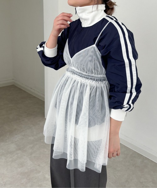 EPIMI E'PIMMY（エピミエピミー）の「ナイロントラックジャケット（その他アウター・レディース・オフホワイト/ネイビー・MEDIUM）」の19枚目の写真