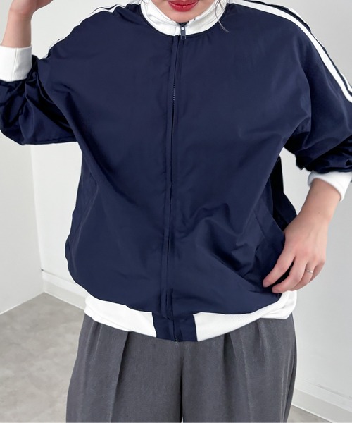 EPIMI E'PIMMY（エピミエピミー）の「ナイロントラックジャケット（その他アウター・レディース・オフホワイト/ネイビー・MEDIUM）」の16枚目の写真