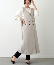 ロングジレワンピース