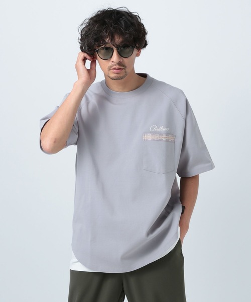 PENDLETON(ペンドルトン)の「【PENDLETON(ペンドルトン)】別注SOLOTEX半袖Tシャツ(Tシャツ/カットソー・メンズ・オフホワイト/グレー/ブルー/グリーン/ダークグレー/ベージュ/チャコール・MEDIUM/LARGE)」の10枚目の写真