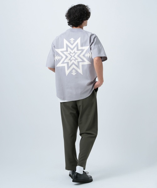 PENDLETON(ペンドルトン)の「【PENDLETON(ペンドルトン)】別注SOLOTEX半袖Tシャツ(Tシャツ/カットソー・メンズ・オフホワイト/グレー/ブルー/グリーン/ダークグレー/ベージュ/チャコール・MEDIUM/LARGE)」の11枚目の写真