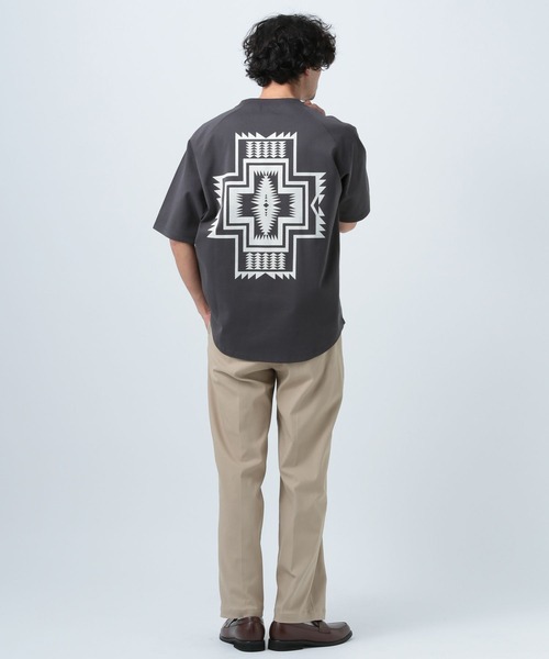 PENDLETON(ペンドルトン)の「【PENDLETON(ペンドルトン)】別注SOLOTEX半袖Tシャツ(Tシャツ/カットソー・メンズ・オフホワイト/グレー/ブルー/グリーン/ダークグレー/ベージュ/チャコール・MEDIUM/LARGE)」の13枚目の写真