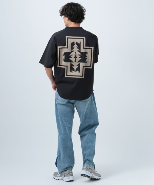 PENDLETON(ペンドルトン)の「【PENDLETON(ペンドルトン)】別注SOLOTEX半袖Tシャツ(Tシャツ/カットソー・メンズ・オフホワイト/グレー/ブルー/グリーン/ダークグレー/ベージュ/チャコール・MEDIUM/LARGE)」の15枚目の写真