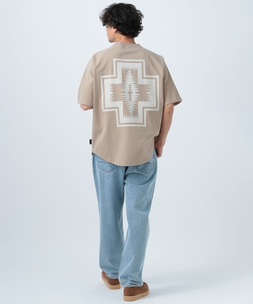 PENDLETON(ペンドルトン)の「【PENDLETON(ペンドルトン)】別注SOLOTEX半袖Tシャツ(Tシャツ/カットソー・メンズ・オフホワイト/グレー/ブルー/グリーン/ダークグレー/ベージュ/チャコール・MEDIUM/LARGE)」の17枚目の写真