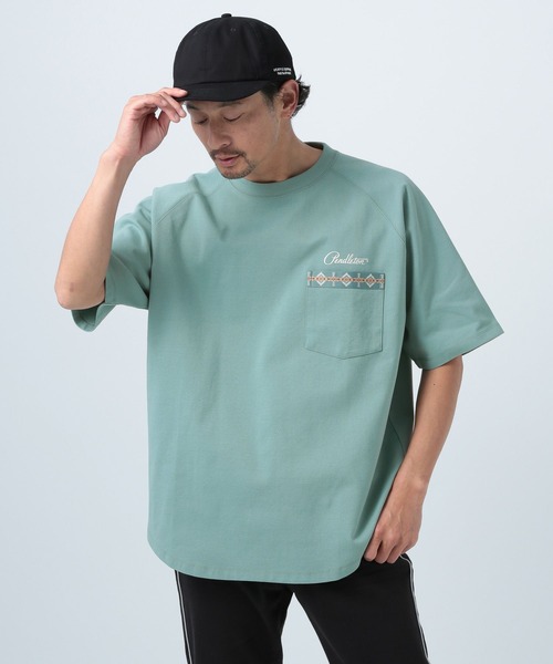 PENDLETON(ペンドルトン)の「【PENDLETON(ペンドルトン)】別注SOLOTEX半袖Tシャツ(Tシャツ/カットソー・メンズ・オフホワイト/グレー/ブルー/グリーン/ダークグレー/ベージュ/チャコール・MEDIUM/LARGE)」の18枚目の写真