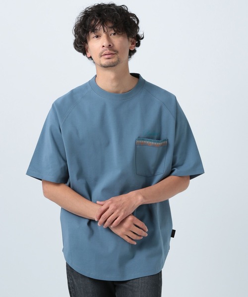 PENDLETON(ペンドルトン)の「【PENDLETON(ペンドルトン)】別注SOLOTEX半袖Tシャツ(Tシャツ/カットソー・メンズ・オフホワイト/グレー/ブルー/グリーン/ダークグレー/ベージュ/チャコール・MEDIUM/LARGE)」の20枚目の写真