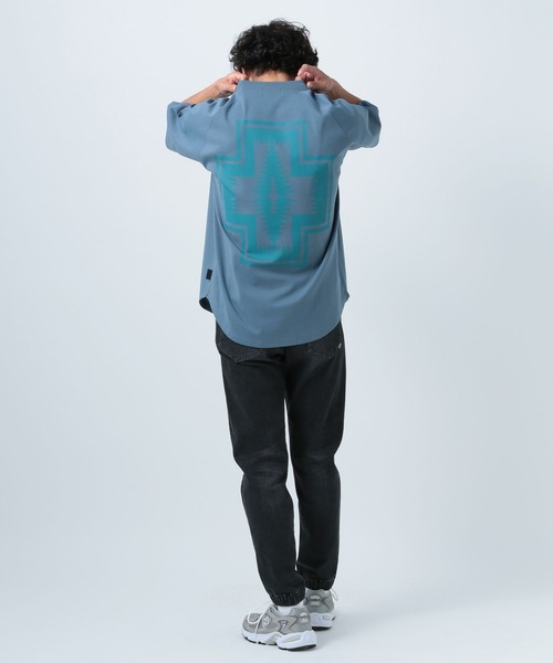 PENDLETON(ペンドルトン)の「【PENDLETON(ペンドルトン)】別注SOLOTEX半袖Tシャツ(Tシャツ/カットソー・メンズ・オフホワイト/グレー/ブルー/グリーン/ダークグレー/ベージュ/チャコール・MEDIUM/LARGE)」の21枚目の写真