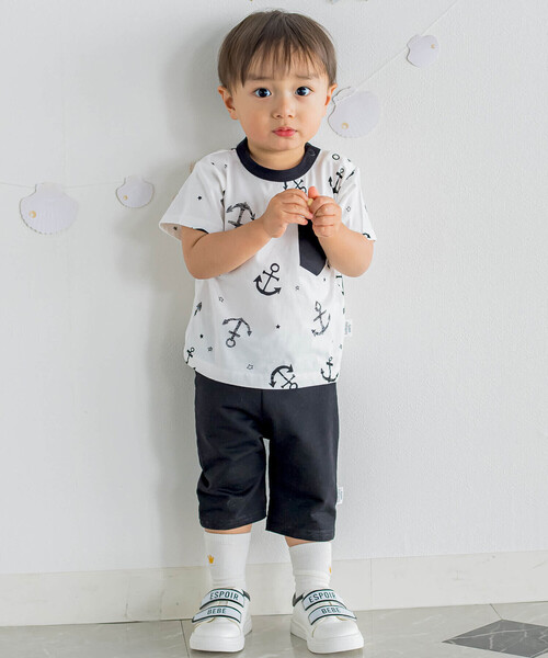 birthday party(バースデイパーティー)の「6分丈コットンインレイパンツ(80~110cm)(その他パンツ・キッズ・ブラック・90cm/110cm/100cm/80cm)」の5枚目の写真