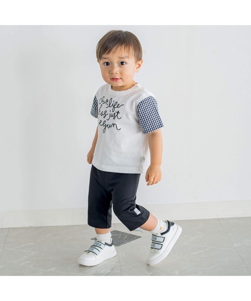 birthday party(バースデイパーティー)の「6分丈コットンインレイパンツ(80~110cm)(その他パンツ・キッズ・ブラック・90cm/110cm/100cm/80cm)」の13枚目の写真