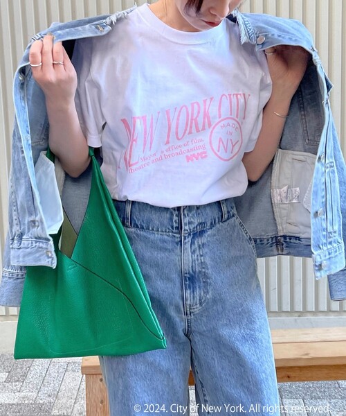 GOOD ROCK SPEED（グッドロックスピード）の「【GOOD ROCK SPEED/グッドロックスピード】NYC プリント半袖Tシャツ（Tシャツ/カットソー・レディース・オフホワイト・FREE）」の7枚目の写真