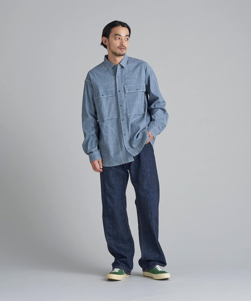 NANGA（ナンガ）の「HINOC CHAMBRAY FIELD SHIRT/ヒノック