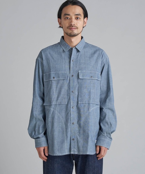 NANGA（ナンガ）の「HINOC CHAMBRAY FIELD SHIRT/ヒノック