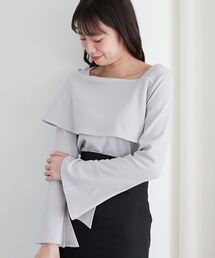 MAJESTIC LEGON | サイドボタンワンショルライクトップス(Tシャツ/カットソー)