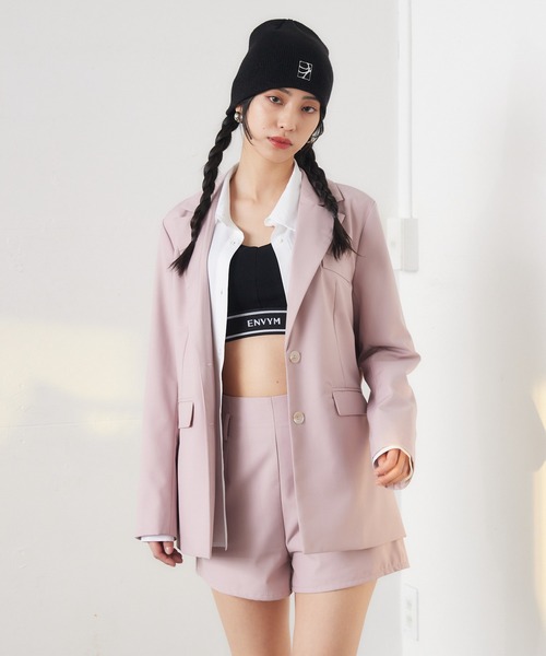 ENVYM(アンビー)の「ハイウェストショートパンツ(その他パンツ・レディース・ブラック/ピンク・SMALL/MEDIUM)」の15枚目の写真