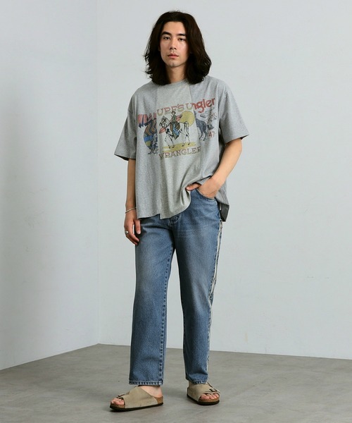 Wrangler（ラングラー）の「Wrangler/ラングラー リメイクサイドジップフレアージーンズ【ユニセックス】（デニムパンツ・レディース・ダークインディゴブルー/ブラック系その他・X-SMALL/SMALL/LARGE/MEDIUM/X-LARGE）」の15枚目の写真