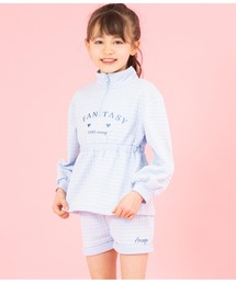 ぽこぽこハーフジップ+ショートパンツセット
