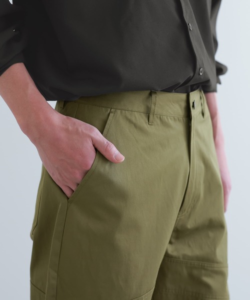 n'OrLABEL(ノアールレーベル)の「『立体デザインワークパンツ』(カーゴパンツ・メンズ・ブラック/カーキ・XL/L/M)」の19枚目の写真