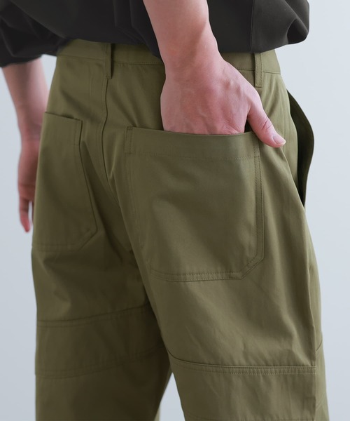 n'OrLABEL(ノアールレーベル)の「『立体デザインワークパンツ』(カーゴパンツ・メンズ・ブラック/カーキ・XL/L/M)」の20枚目の写真