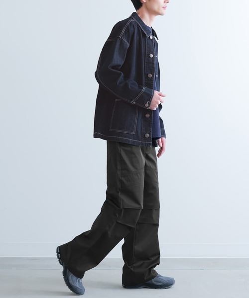 n'OrLABEL(ノアールレーベル)の「『立体デザインワークパンツ』(カーゴパンツ・メンズ・ブラック/カーキ・XL/L/M)」の10枚目の写真