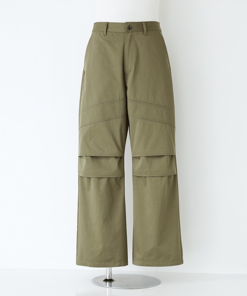 n'OrLABEL(ノアールレーベル)の「『立体デザインワークパンツ』(カーゴパンツ・メンズ・ブラック/カーキ・XL/L/M)」の14枚目の写真