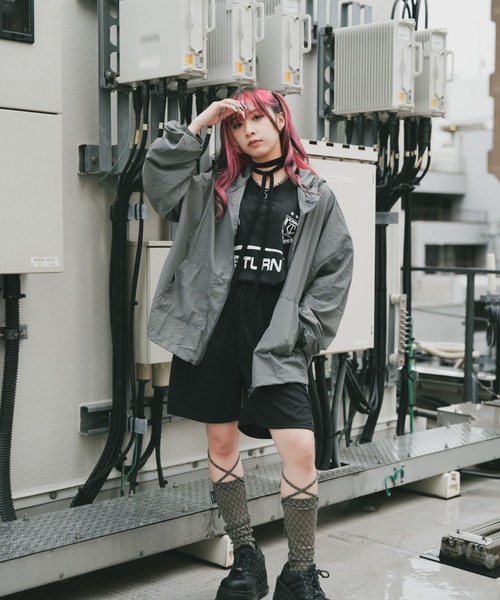 マウンテンパーカー風 ラッシュガード アウトドア ノームコア