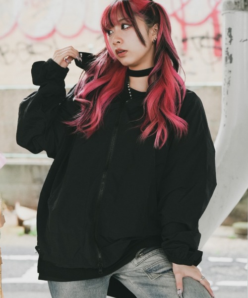 DEVICE（デバイス）の「マウンテンパーカー風 ラッシュガード アウトドア ノームコア トップス（ラッシュガード・レディース・ホワイト/ブラック/グレー・FREE）」の19枚目の写真