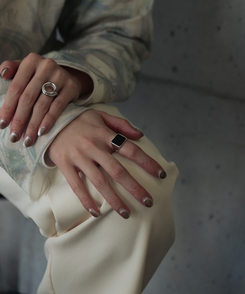 bonu.(ボヌ)の「【silver925】サークルモチーフリング(リング・レディース・シルバー/ゴールド・FREE)」の3枚目の写真
