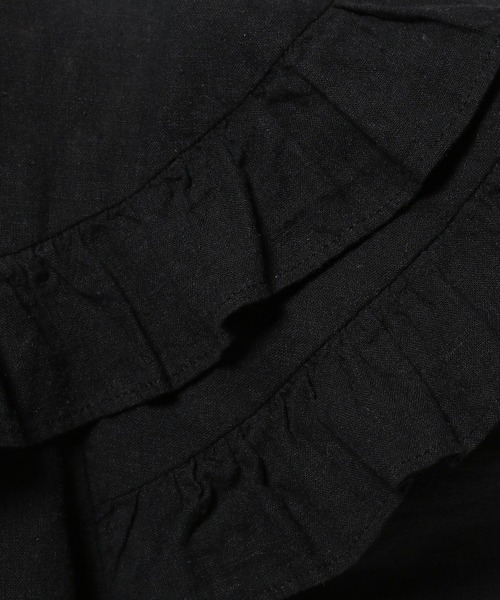 niko and...(ニコアンド)の「リネンリヨセルフリルドロストブラウス(シャツ/ブラウス・レディース・ブラック/アイボリー/ピンク/ラベンダー/イエロー・LARGE/MEDIUM)」の7枚目の写真