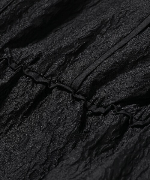 Ray BEAMS（レイビームス）の「Ray BEAMS / パフスリーブ ティアード ミニ ワンピース（ワンピース・レディース・ブラック/ミント・1/0）」の18枚目の写真