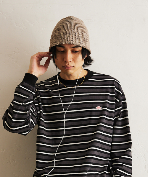 RACAL（ラカル）の「【RACAL / ラカル】417別注 Japanese Paper Knit Bucket Hat（ニットキャップ/ビーニー・メンズ・チャコールグレー/ベージュ/ブラック/サックスブルー・FREE）」の13枚目の写真