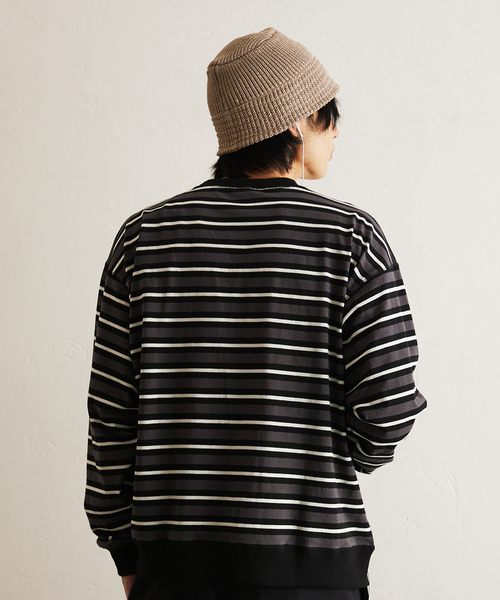 RACAL（ラカル）の「【RACAL / ラカル】417別注 Japanese Paper Knit Bucket Hat（ニットキャップ/ビーニー・メンズ・チャコールグレー/ベージュ/ブラック/サックスブルー・FREE）」の14枚目の写真