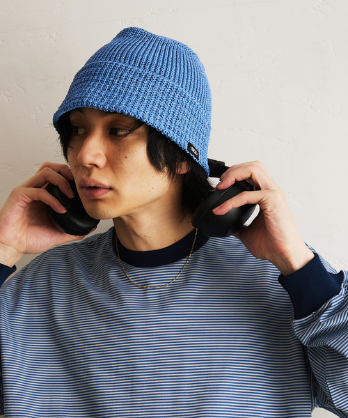 RACAL（ラカル）の「【RACAL / ラカル】417別注 Japanese Paper Knit Bucket Hat（ニットキャップ/ビーニー・メンズ・チャコールグレー/ベージュ/ブラック/サックスブルー・FREE）」の10枚目の写真
