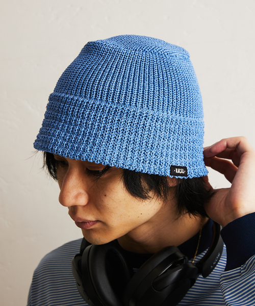 RACAL（ラカル）の「【RACAL / ラカル】417別注 Japanese Paper Knit Bucket Hat（ニットキャップ/ビーニー・メンズ・チャコールグレー/ベージュ/ブラック/サックスブルー・FREE）」の11枚目の写真