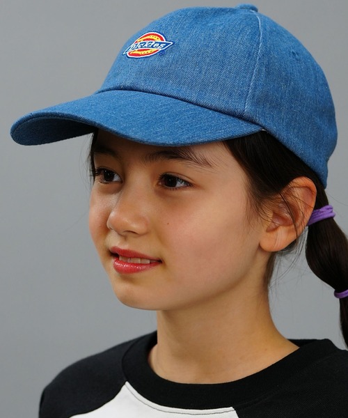 Dickies（ディッキーズ）の「Dickies/ディッキーズ キッズ キャップ ICON-CAP 80566000（キャップ・キッズ・ベージュ/ホワイト/ブラック/インディゴブルー・FREE）」の4枚目の写真