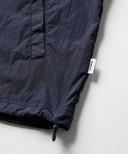 meltum(メルタム)の「ALL-ROUND ZIP UP JACKET(ナイロンジャケット・メンズ・ブラック/オリーブ/ネイビー/ライトグレー・LARGE/MEDIUM/X-LARGE)」の16枚目の写真
