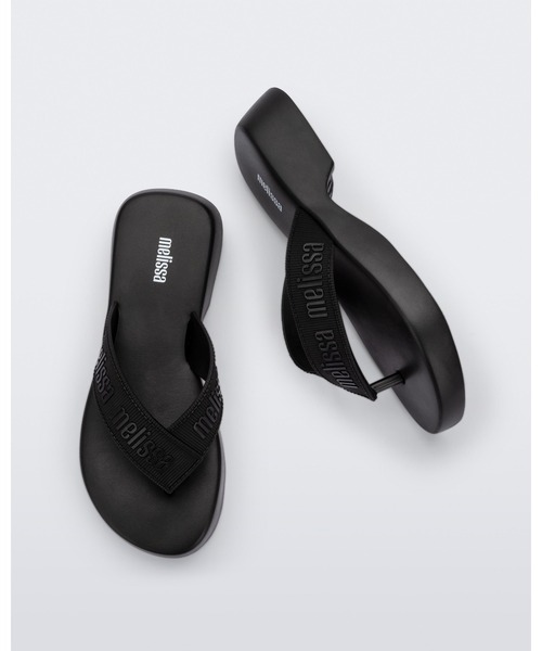 melissa(メリッサ)・Stripes M-Lover カジュアルサンダル メリッサ melissa MELISSA FLATFORM M LOVER AD （WHITE） -靴