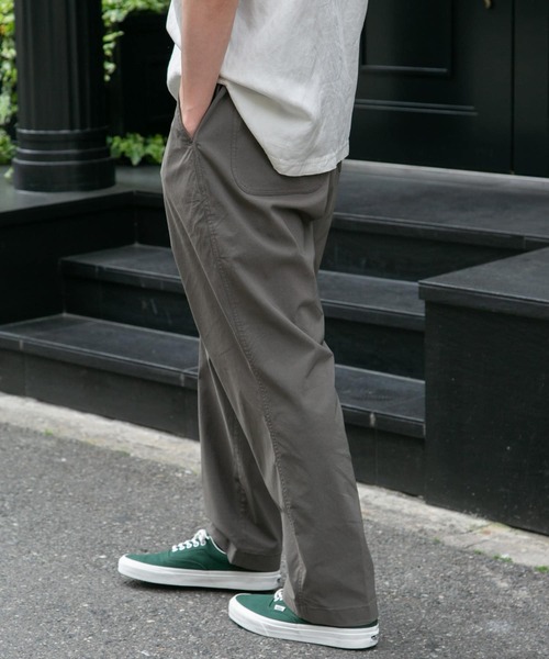 FORK&SPOON（フォークアンドスプーン）の「FORK&SPOON　idealstretchリネンブレンドパンツ（その他パンツ・メンズ・ブルー系その他/ブラック/オリーブ・4/5）」の10枚目の写真