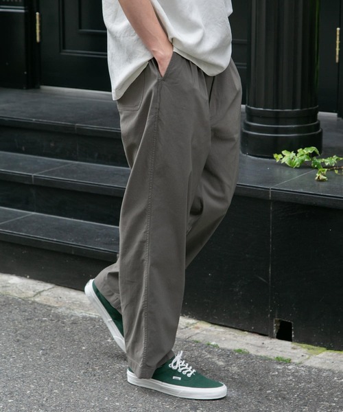 FORK&SPOON（フォークアンドスプーン）の「FORK&SPOON　idealstretchリネンブレンドパンツ（その他パンツ・メンズ・ブルー系その他/ブラック/オリーブ・4/5）」の11枚目の写真