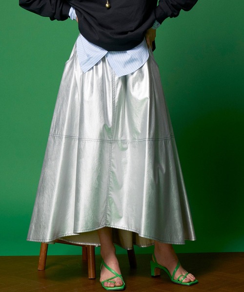 HERMES ひざ丈スカート レディース エルメス 中古 古着（良品 HERMES  