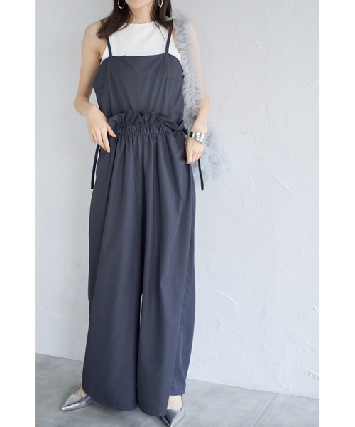 【新品未使用】ツイルサロペット UNITED ARROWS green label relaxing｜オルマイ ツイル