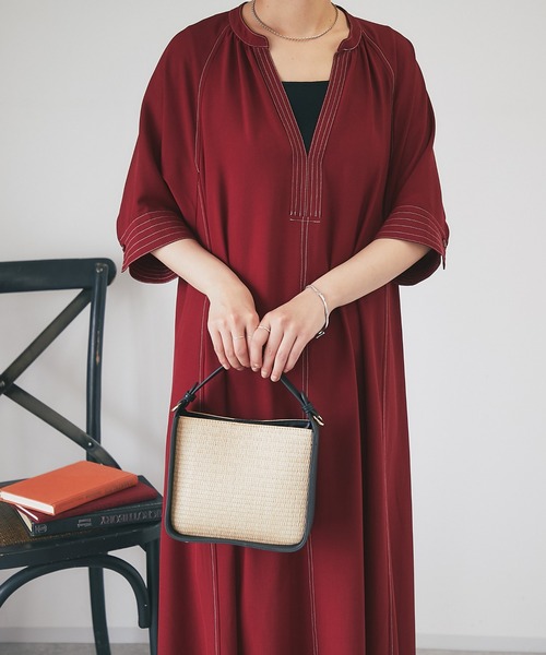 un dix cors（アンディコール）の「レザーハンドルコンビバッグ（ショルダーバッグ・レディース・ブラック/ホワイト・FREE）」の16枚目の写真