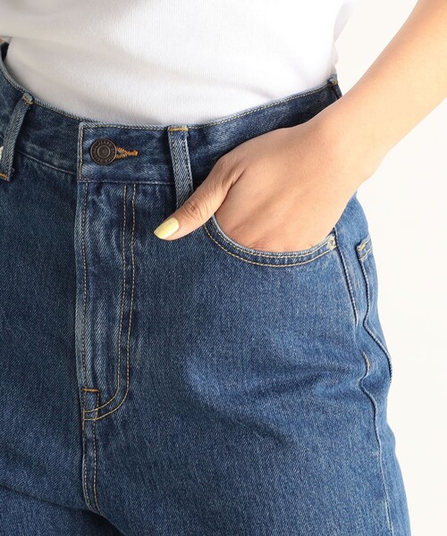 EDITION（エディション）の「エッセンシャルデニム ストレートパンツ（デニムパンツ・レディース・ブルー/ネイビー/ライトブルー・38/36/34）」の9枚目の写真