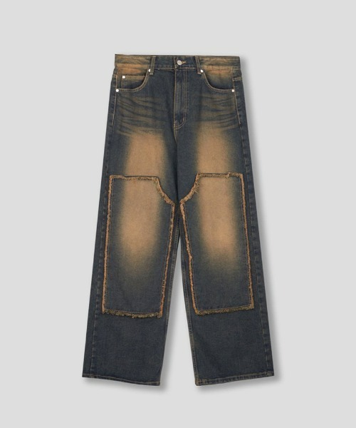 ASCLO（エジュクロ）の「ASCLO Vintage Double Walk Denim Pants（デニムパンツ・メンズ・ダークブルー・LARGE/MEDIUM/SMALL）」の13枚目の写真