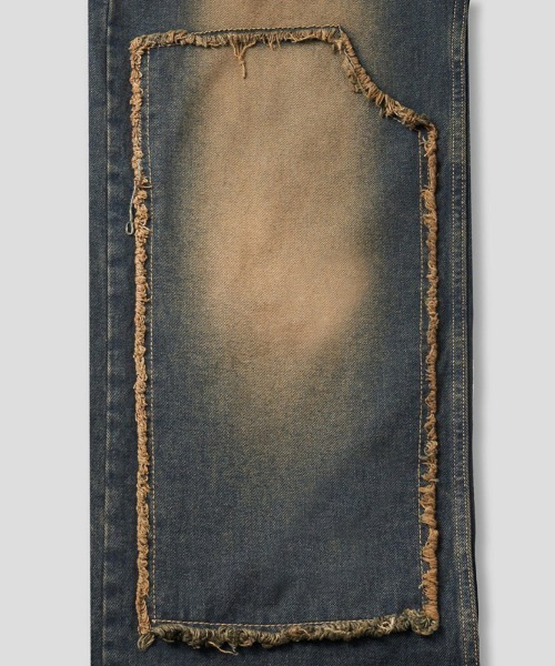 ASCLO（エジュクロ）の「ASCLO Vintage Double Walk Denim Pants（デニムパンツ・メンズ・ダークブルー・LARGE/MEDIUM/SMALL）」の18枚目の写真